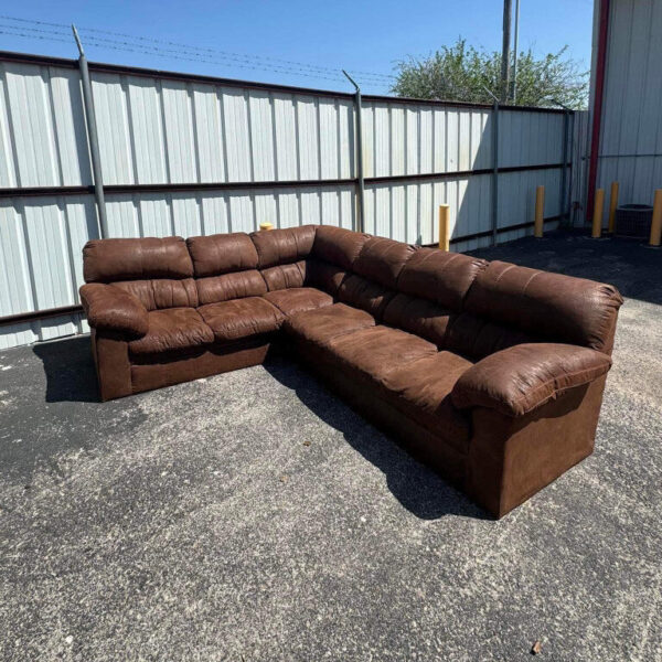 Brown 2 Piece Sectional